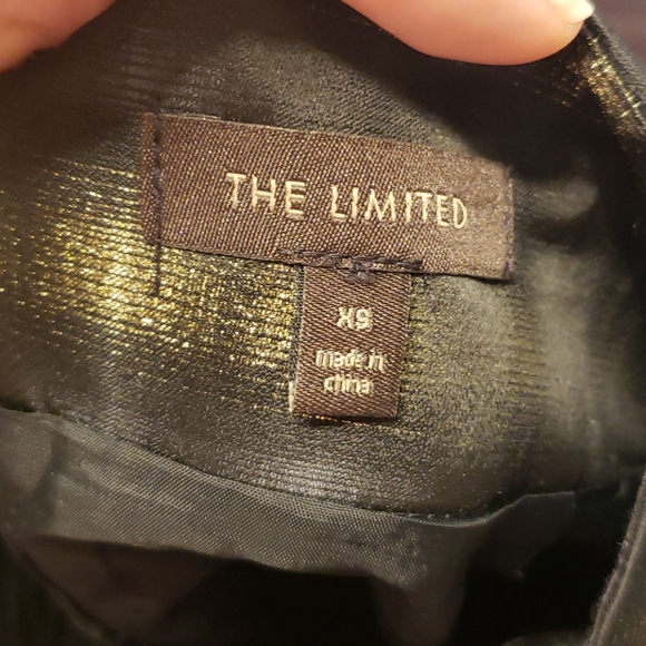 The Limited black and gold pencil skirt - Picture 3 of 3